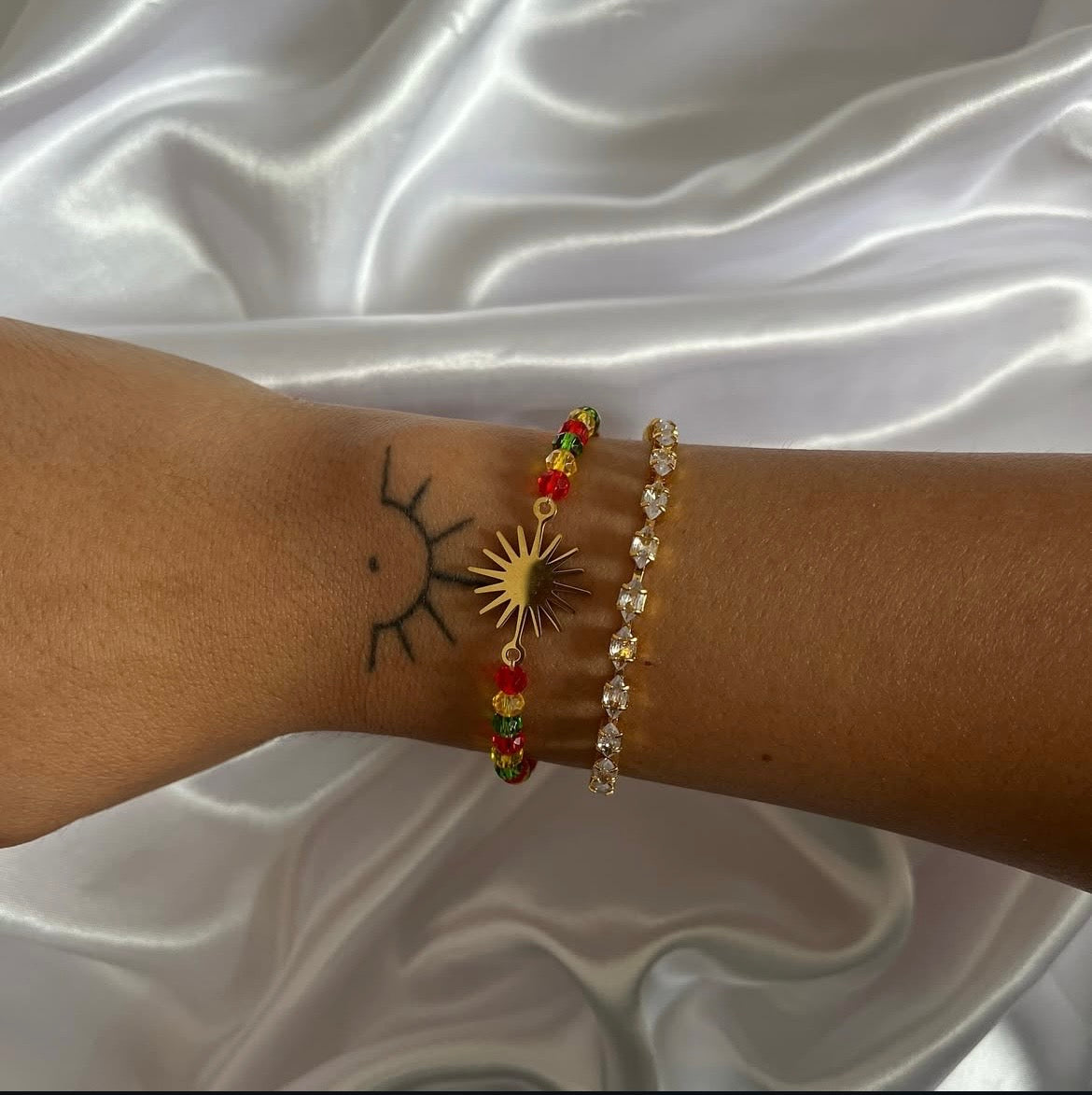 Sonnenarmband & Tennisarmband im Set