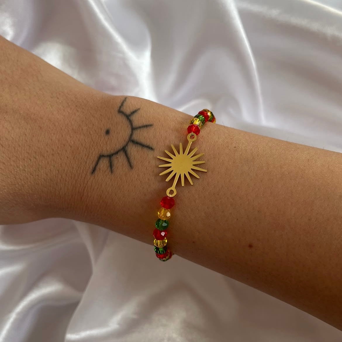 Sonnenarmband Kristall ohne Verschluss
