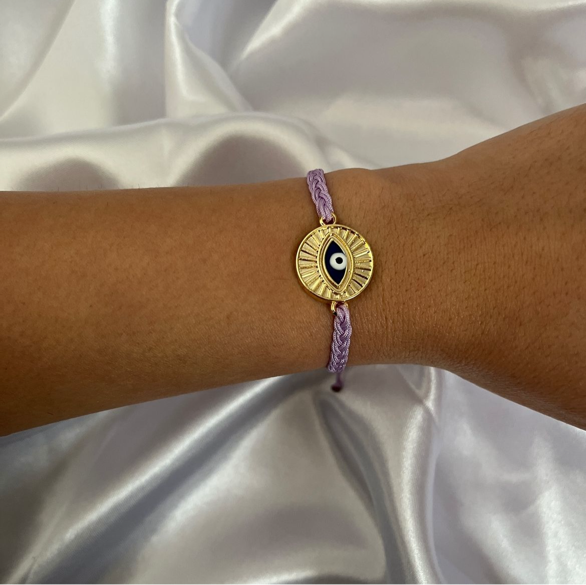 Stoffarmband Nazar Auge