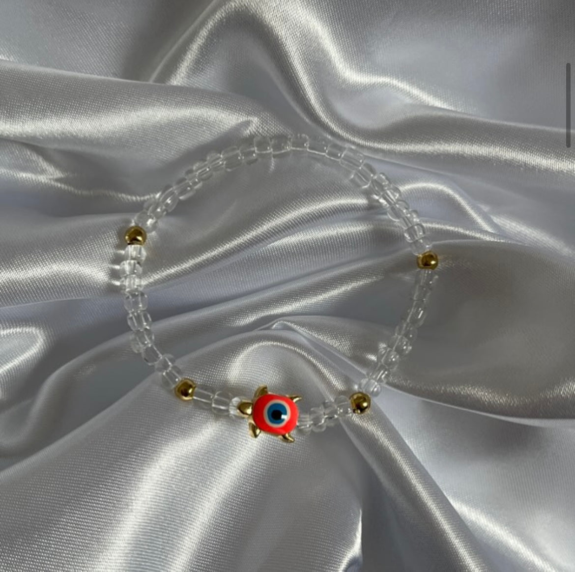 Kristall Turtle Armband