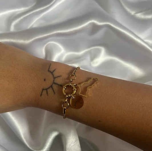 Nationsarmband mit Deq Detail