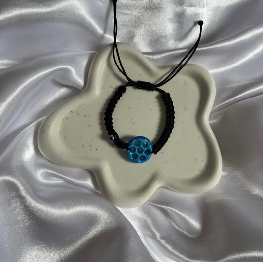 Mêrdin Stoffarmband in Schwarz