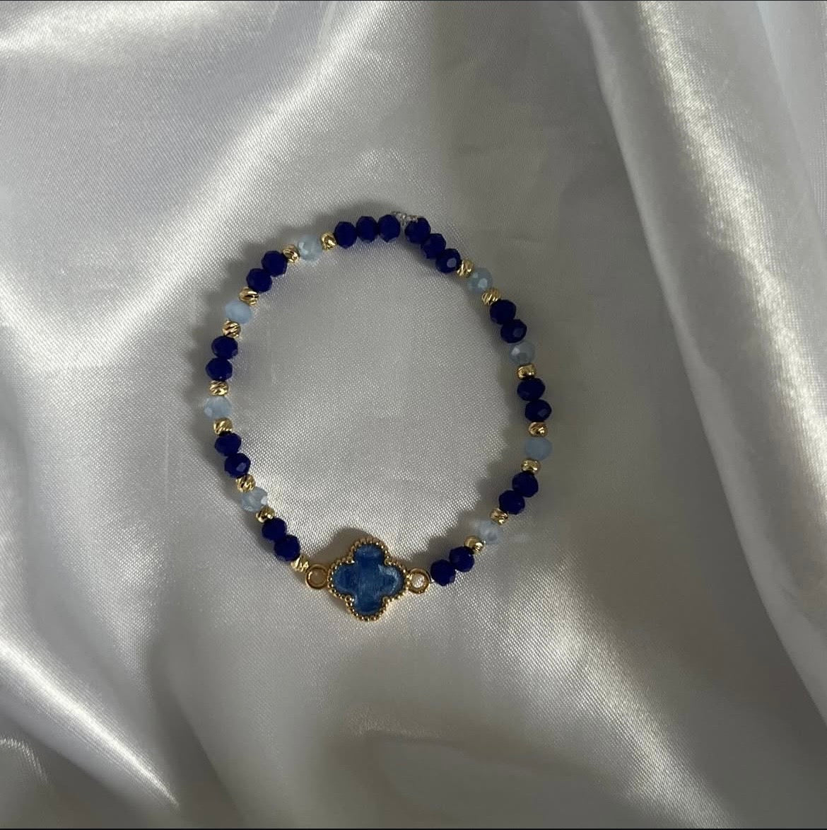 Kristallarmband Kristall Blue