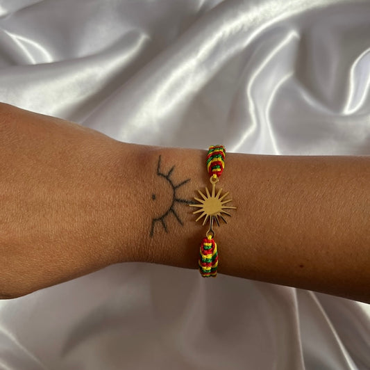 Kurdisches Sonnenstoffarmband