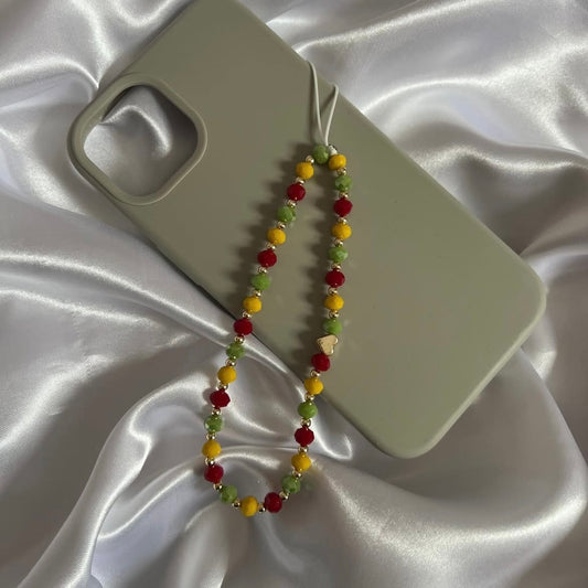 Kurdische Handykette mit Herz Detail